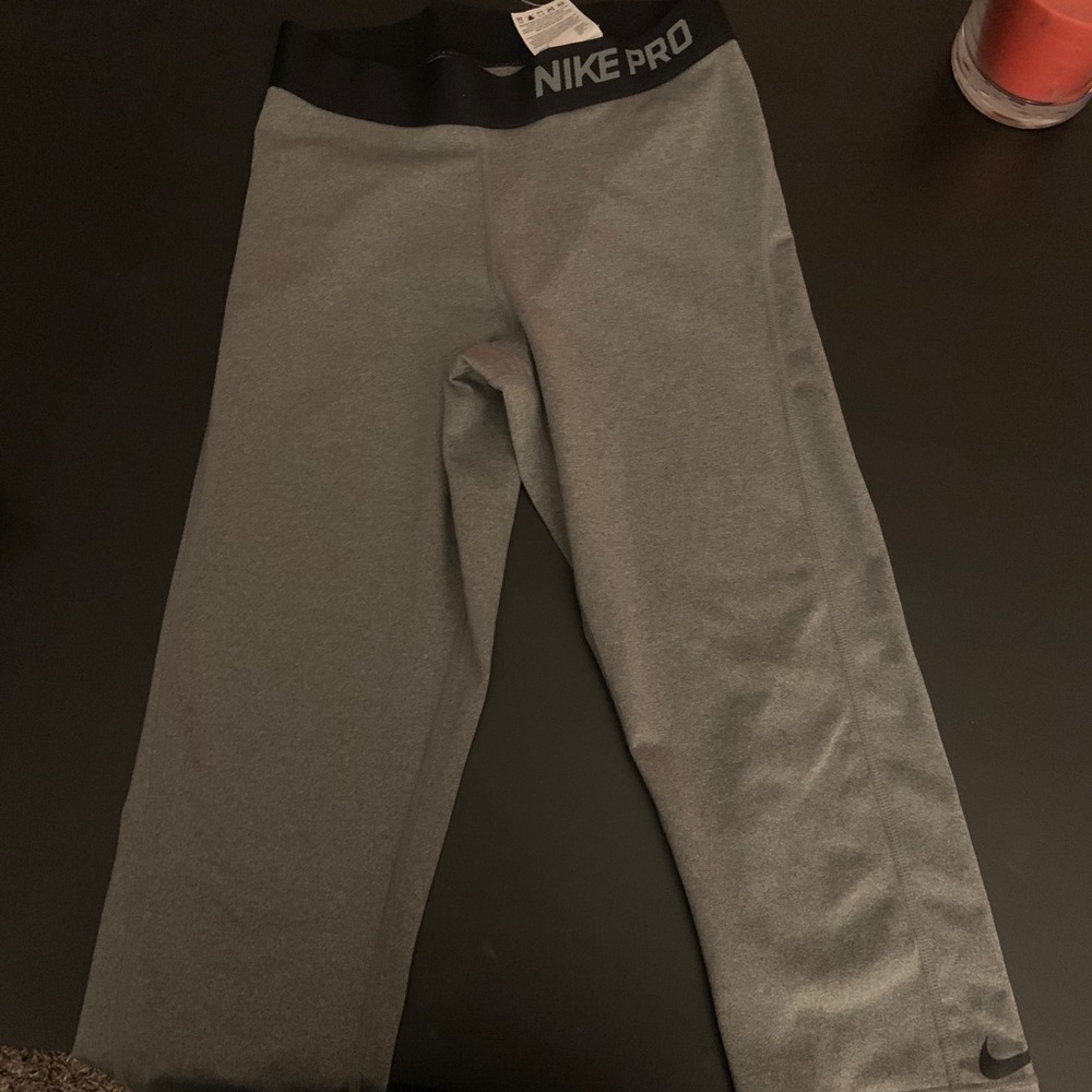 Gray leggings